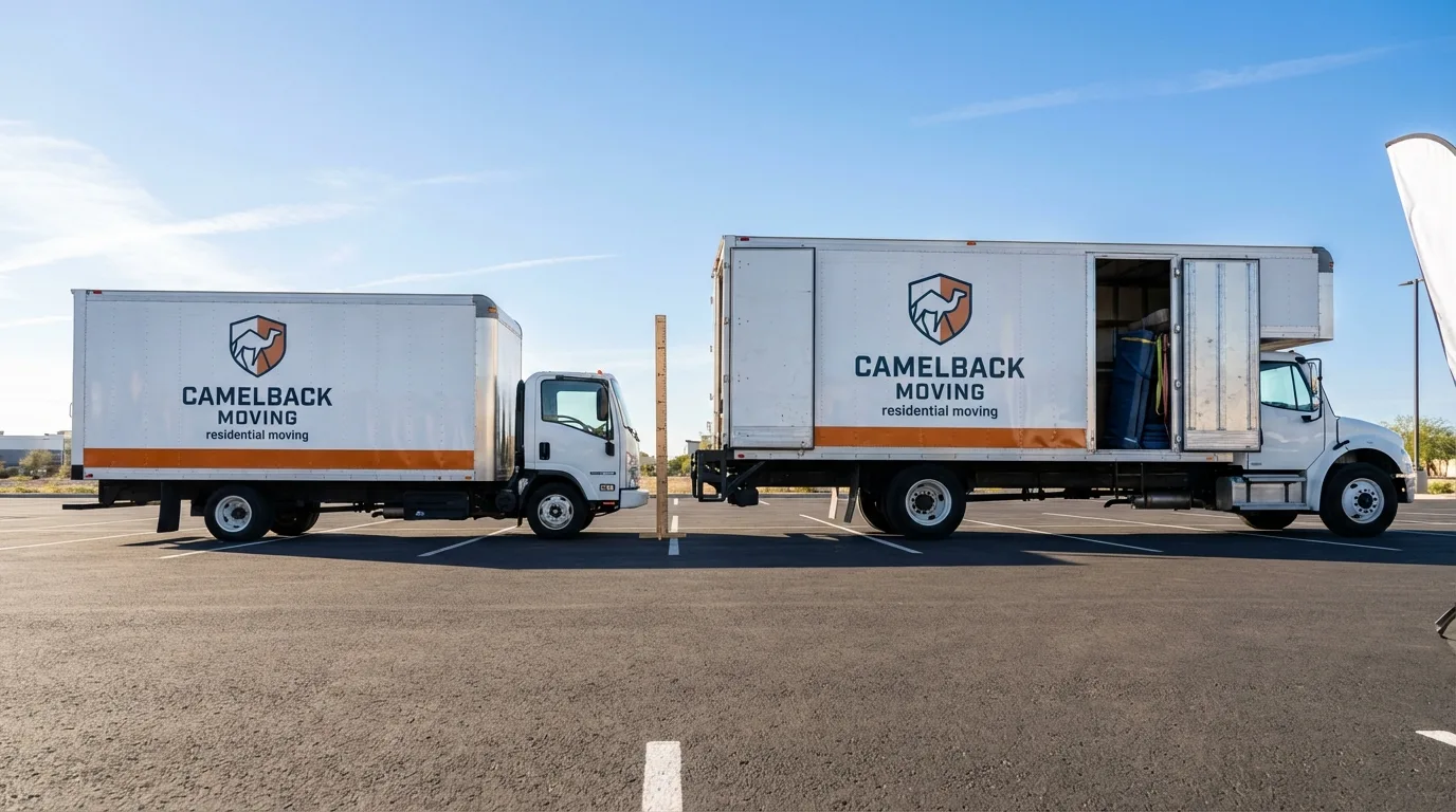 Moving truck size capacity guide in East Berlin